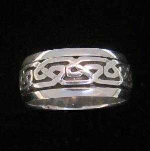Ring - Spinning Celtic Design - Sterling Silver