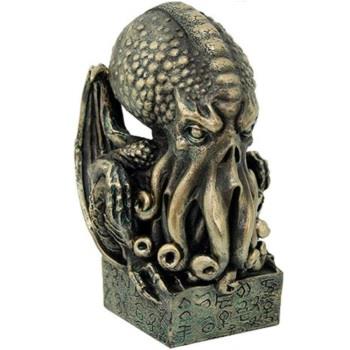 Cthulhu Green And Gold Statue