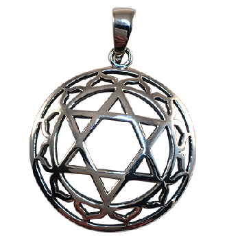Heart Chakra Pendant - Sterling Silver