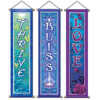 Affirmation Banners - Thrive, Bliss, Love