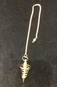 Pendulum - Spiral or Drop Style - Brass, Chrome or Copper
