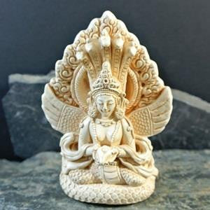 vedic statue - naga kanya - 4"