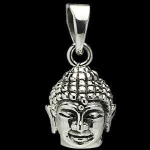 pendant - buddha head - 13mm