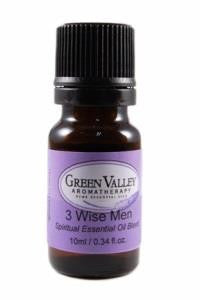 3 Wise Men Essential Oil Blend by Green Valley Aromatherapy - benzoin, frankincense, myrrh, orange, ylang ylang