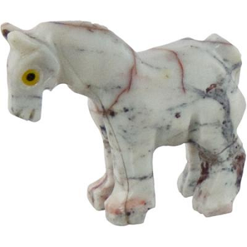 Dolomite Carved Animal- Horse 