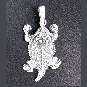 Pendant - Horny Toad - Sterling Silver