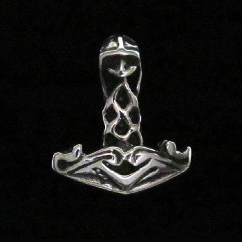Pendant - Viking Mjolnir - Sterling Silver