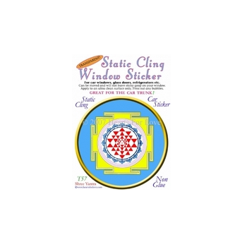 Window Sticker - Sri Yantra 4.5" x 6"