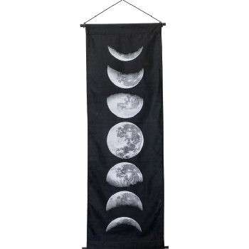 Banner - Moon Phases - Cotton 15 x 48"