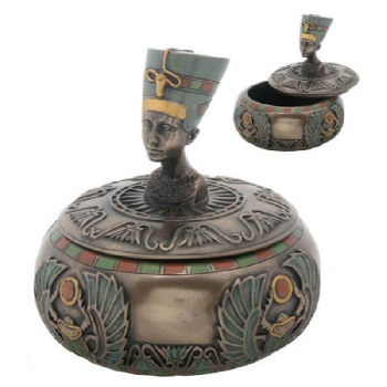 Nefertiti Bust Trinket Box