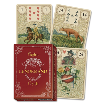 Golden Lenormand Oracle Deck