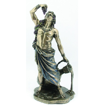 Dionysus Statue - Bronze 11"H