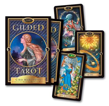 gilded tarot set