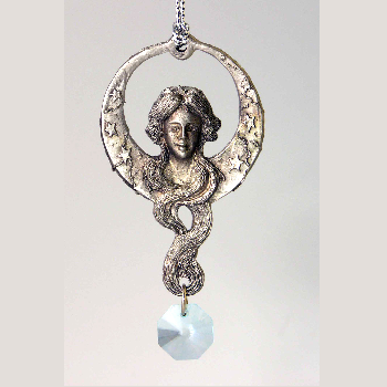 Suncatcher - Winter Queen - Pewter with Crystal