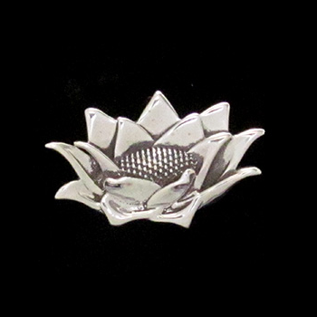 Pendant - Lotus Flower - Sterling Silver