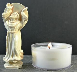 Western Mysteries Statue - St. Francis Dancing - 2.25"
