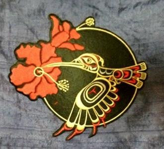 Embroidery Iron On Patch - Hummingbird - Gene Suyu