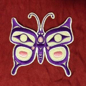 Embroidery Iron On Patch - Butterfly - Corey Bulpitt